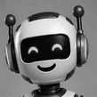 Chatty in black and white